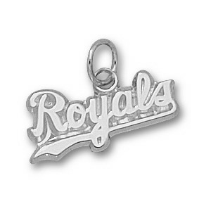 Kansas City Royals 516in Sterling Silver Pendant