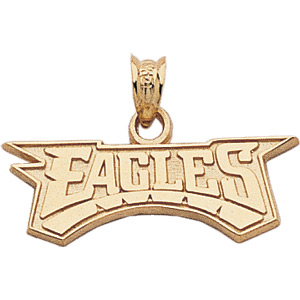 Philadelphia Eagles 5/16in 14k Team Pendant