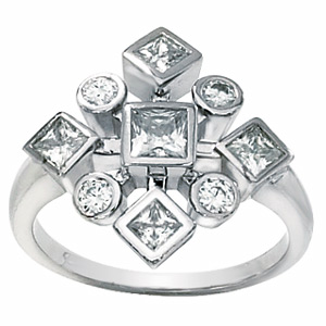 1.33 CT 14KW Moissanite Ring - Clearance