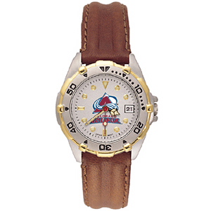 Colorado Avalanche Ladies' All Star Leather Watch