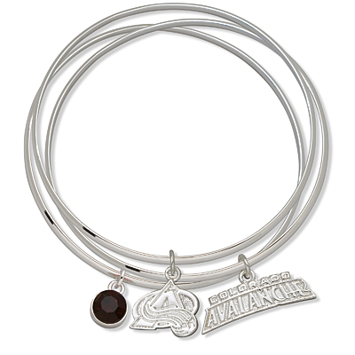 Colorado Avalanche Triple Bangle Bracelet