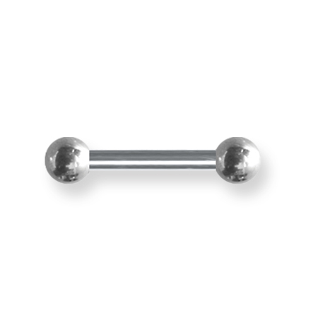 Internally Threaded 10 Gauge Stainless Steel Barbell 5/8in Long