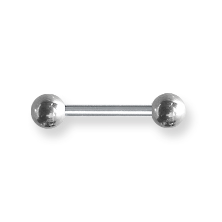 Internally Threaded 12 Gauge Stainless Steel Barbell 5/8in Long