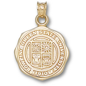 Bowling Green State 5/8in 14k Seal Pendant