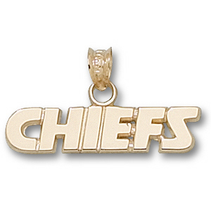 Kansas City Chiefs 1/4in 14k Team Pendant