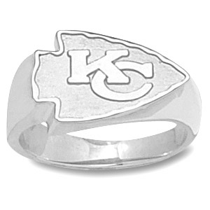 Kansas City Chiefs Men's Ring - Sterling Silver