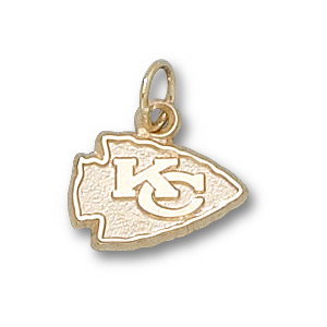 Kansas City Chiefs 3/8in 14k Logo Pendant