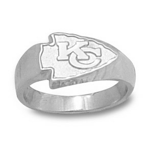 Kansas City Chiefs Ladies' Ring - Sterling Silver