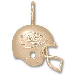 Kansas City Chiefs 3/4in 14k Helmet Pendant