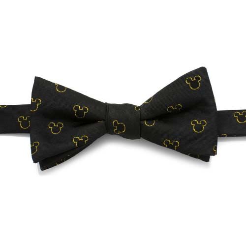 Mickey Mouse 90th Anniversary Silhouette Bow Tie DN-M90-BK-BT