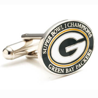 Retro Green Bay Packers Cufflinks PD-PAC-SL