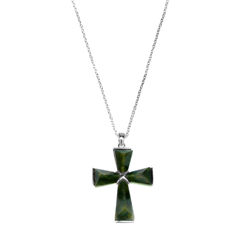 Connemara Marble Cross Pendant