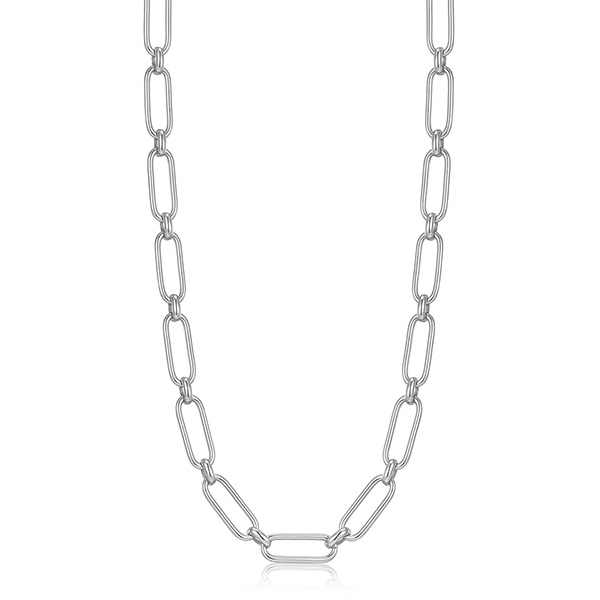 Ania Haie Sterling Silver Cable Connect Chunky Chain Necklace