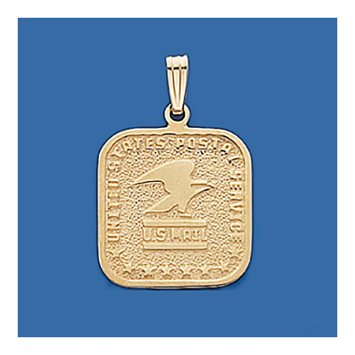 US Postal Service 14kt Gold Pendant