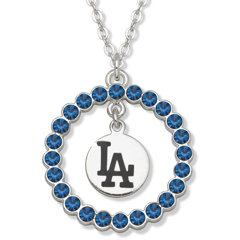 18in Los Angeles Dodgers Spirit Necklace DOD067N-CR | Joy Jewelers