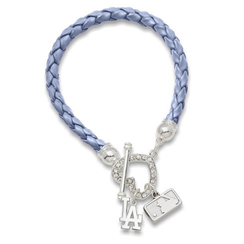 Los Angeles Dodgers Devotion Leatherette Bracelet