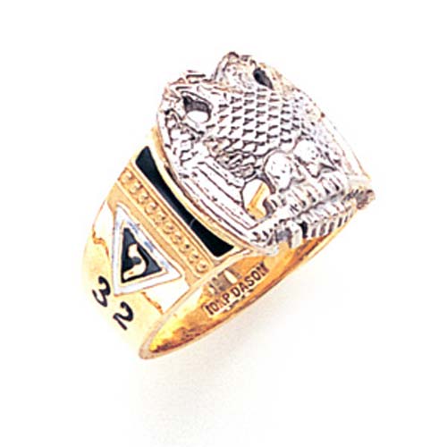 Masonic Scottish Rite Ring - 10k Gold MAS1702SR | Joy Jewelers