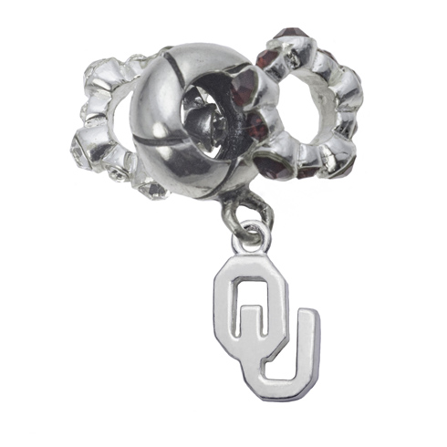 Sterling Silver Oklahoma Charm Bead Set