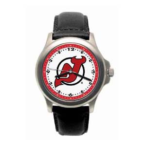 New Jersey Devils Rookie Leather Watch - Clearance