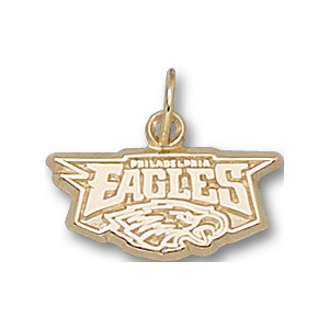 Philadelphia Eagles 5/16in 14k Full Logo Pendant