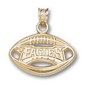 Philadelphia Eagles 14k Football Pendant