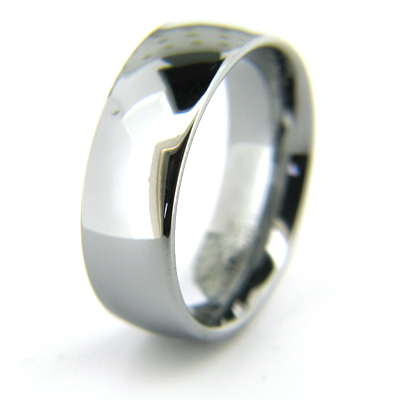 Low Domed 8mm Tungsten Wedding Band TNR0035R | Joy Jewelers