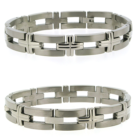 8in Titanium Bracelet 12mm TB-001-8 | Joy Jewelers