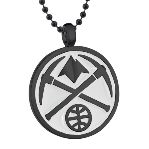 Denver Nuggets Jet Finish Medallion Necklace