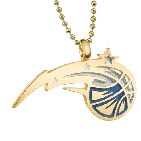 Orlando Magic Gold Finish Medallion Necklace