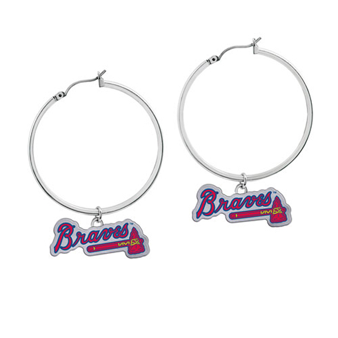 Atlanta Braves Hoopla Earrings