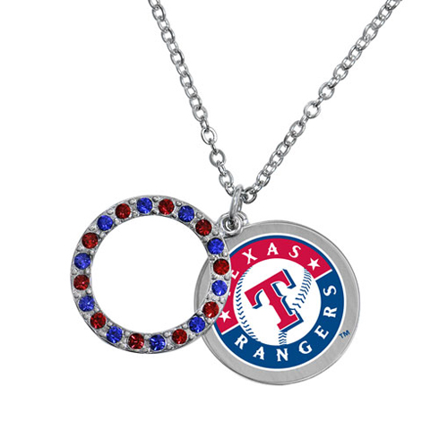 Texas Rangers Opening Day Necklace