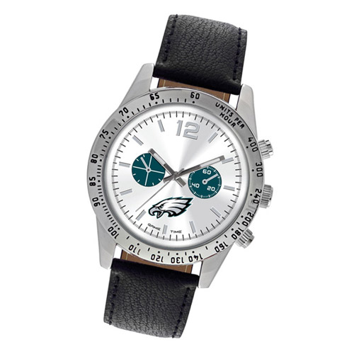 Philadelphia Eagles Letterman Leather Watch