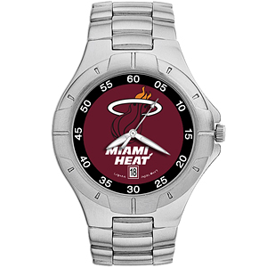 Miami Heat Mens Stainless Steel Pro II Watch