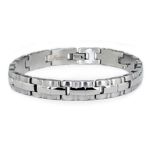 Stainless Steel 8.25in Men's Link Bracelet ST-B32077 | Joy Jewelers