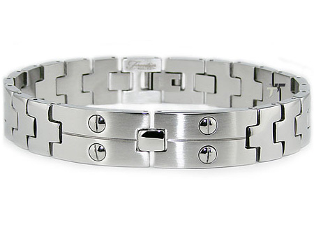 Stainless Steel Link Bracelet 8.25in ST-B32082 | Joy Jewelers