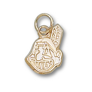 Cleveland Indians 9/16in 14k Chief Wahoo Pendant