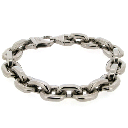 Stainless Steel Thick Chain Link Bracelet