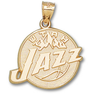Utah Jazz 1in 14k Logo Pendant