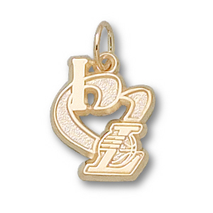 Los Angeles Lakers 1/2in 14k Pendant