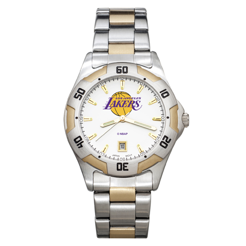 Los Angeles Lakers All-Pro Men's Two-Tone Watch