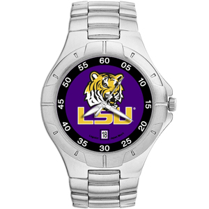 Lsu Tigers Men's Stainless Pro Ii Watch Lsu117 