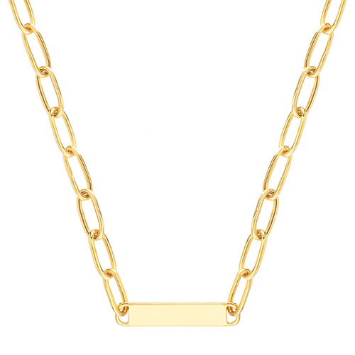 16in Paperclip Chain in 14K Yellow Gold