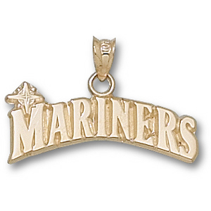 Seattle Mariners 1/4in 14k Team Pendant