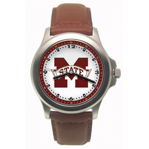 Mississippi State Bulldogs Rookie Leather Watch - Clearance MSS109