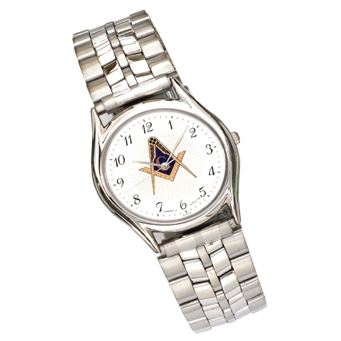 Masonic Watch Steel Bracelet - Bulova MSW-2WB | Joy Jewelers