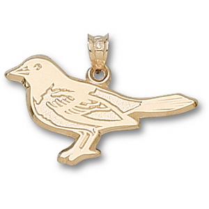 Baltimore Orioles 5/8in 10k Bird Pendant