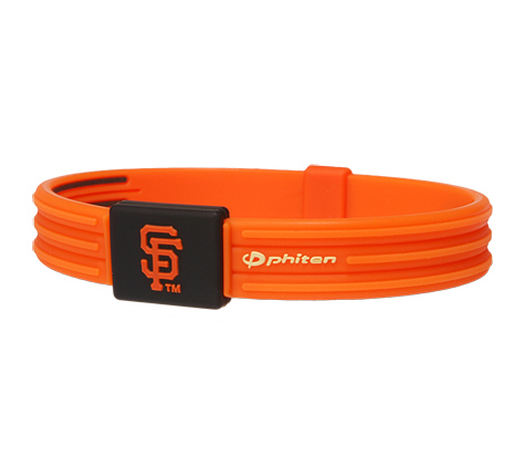 6.75 inch San Francisco Giants Titanium Phiten Bracelet S-Type