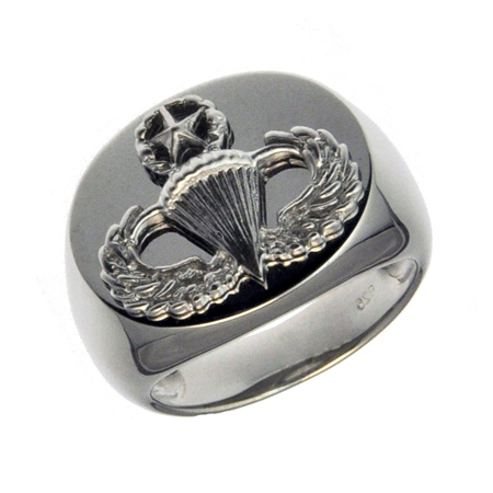 US Army Ladies Master Parachutist Badge Ring