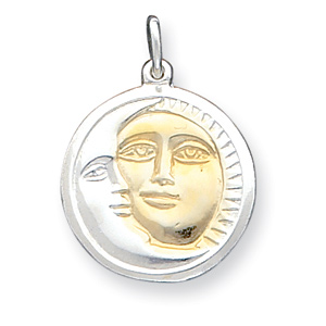 Sterling Silver Moon Charm