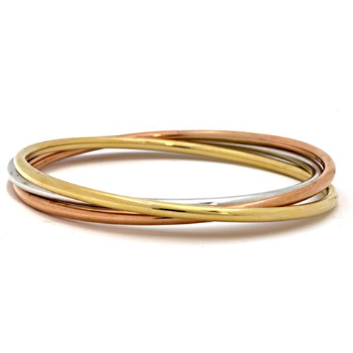 14k Yellow Gold Handmade Slip-On Bangle Bracelet – Exeter Jewelers